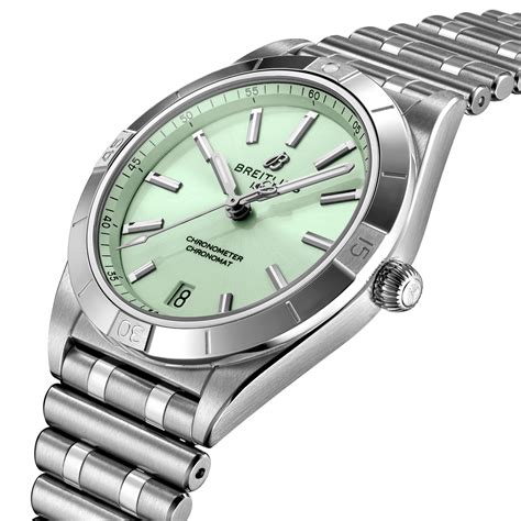 breitling grün damen|Breitling Chronomat Automatic 36 mm Womens Mint Green Dial .